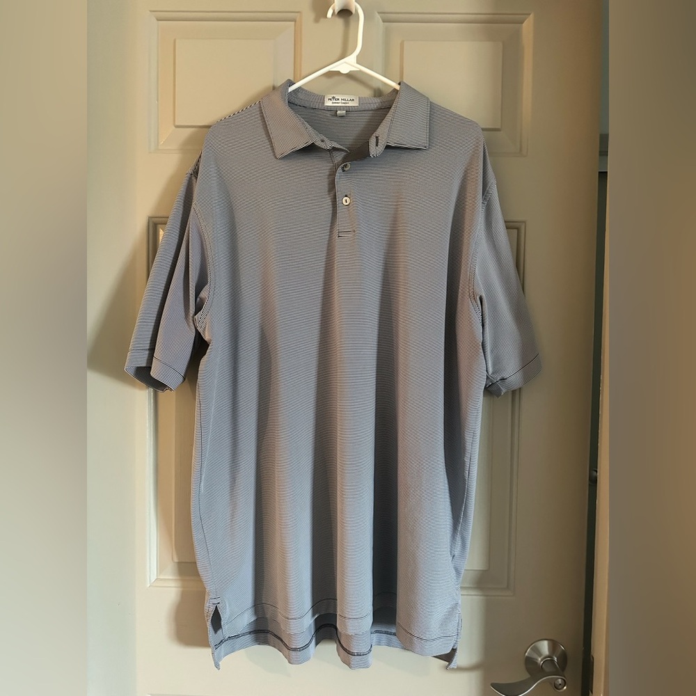 Peter Millar Light Blue Polo Shirt